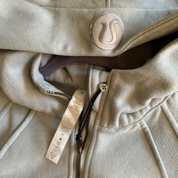 Lululemon Scuba Oversized Half-Zip Hoodie Powder Blue - Picture 10 of 14